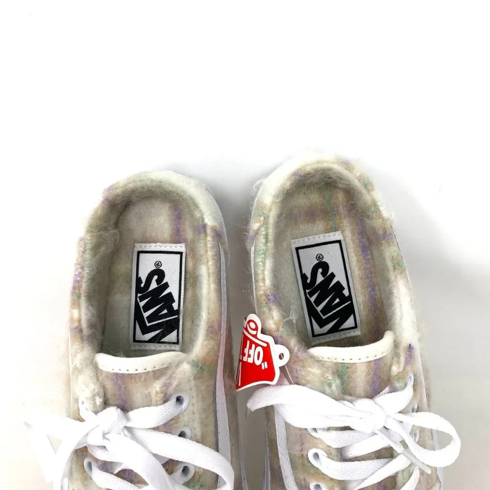 VANS Old Skool Mule Sneakers Soft Plaid Low Top Canvas Women's VN0A4P3Y98A